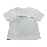 M+E' T-Shirt Girocollo tinta unita con Stampa Bianco per Neonata UE1389 BIANCO M+E' 