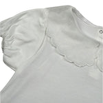 M+E' T-Shirt tinta unita con Colletto Bianco per Neonata UE1773NXX BIANCO M+E' 
