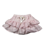 M+E' Gonna Fantasia A Righe Bicolore per Neonata UE1778NXX BIANCO/ROSA M+E' 