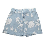 M+E' Short Tinta Unita con Stampa E Elastico In Vita per Neonata UE1805N AZZURRO M+E' 