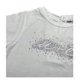 M+E' T-Shirt Girocollo tinta unita con Brillantini Panna per Bambina UE1817 PANNA M+E' 