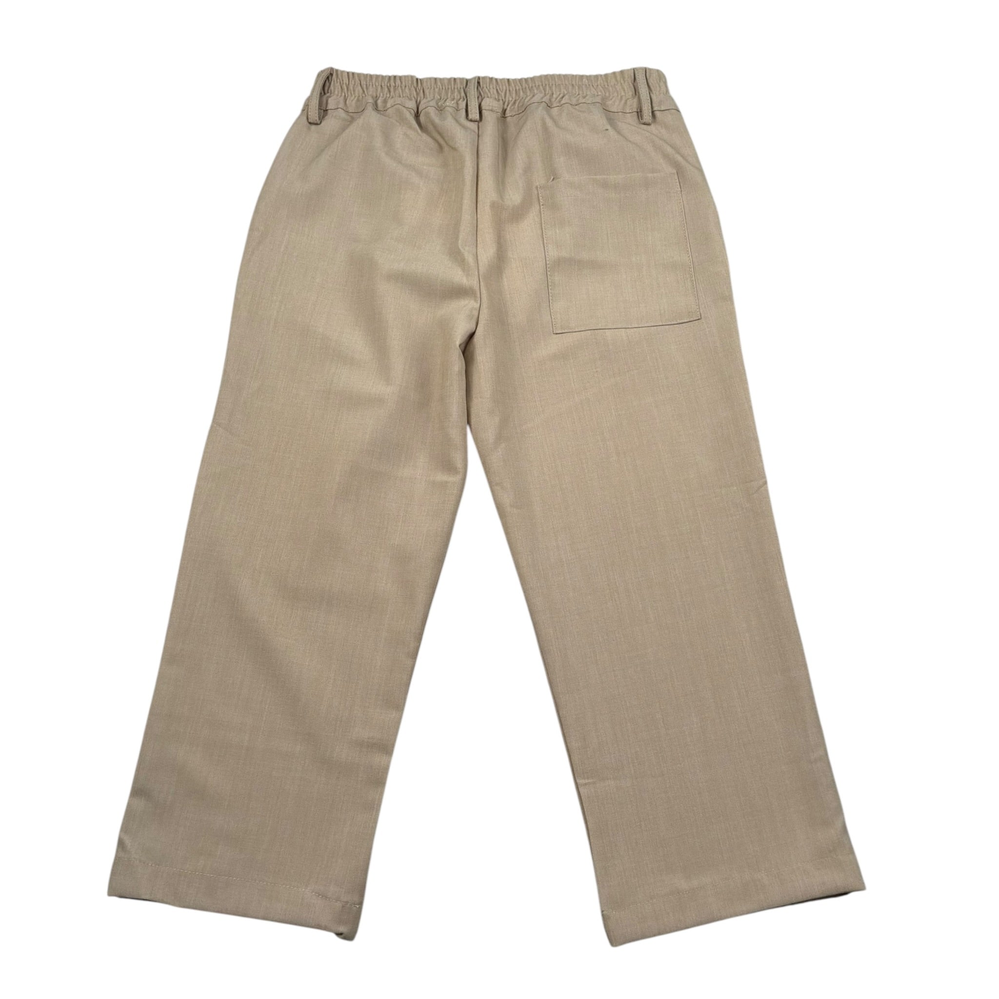 M+E' Pantalone tinta unita con Elastico In Vita Sabbia per Bambino UEM0550 SABBIA M+E' 