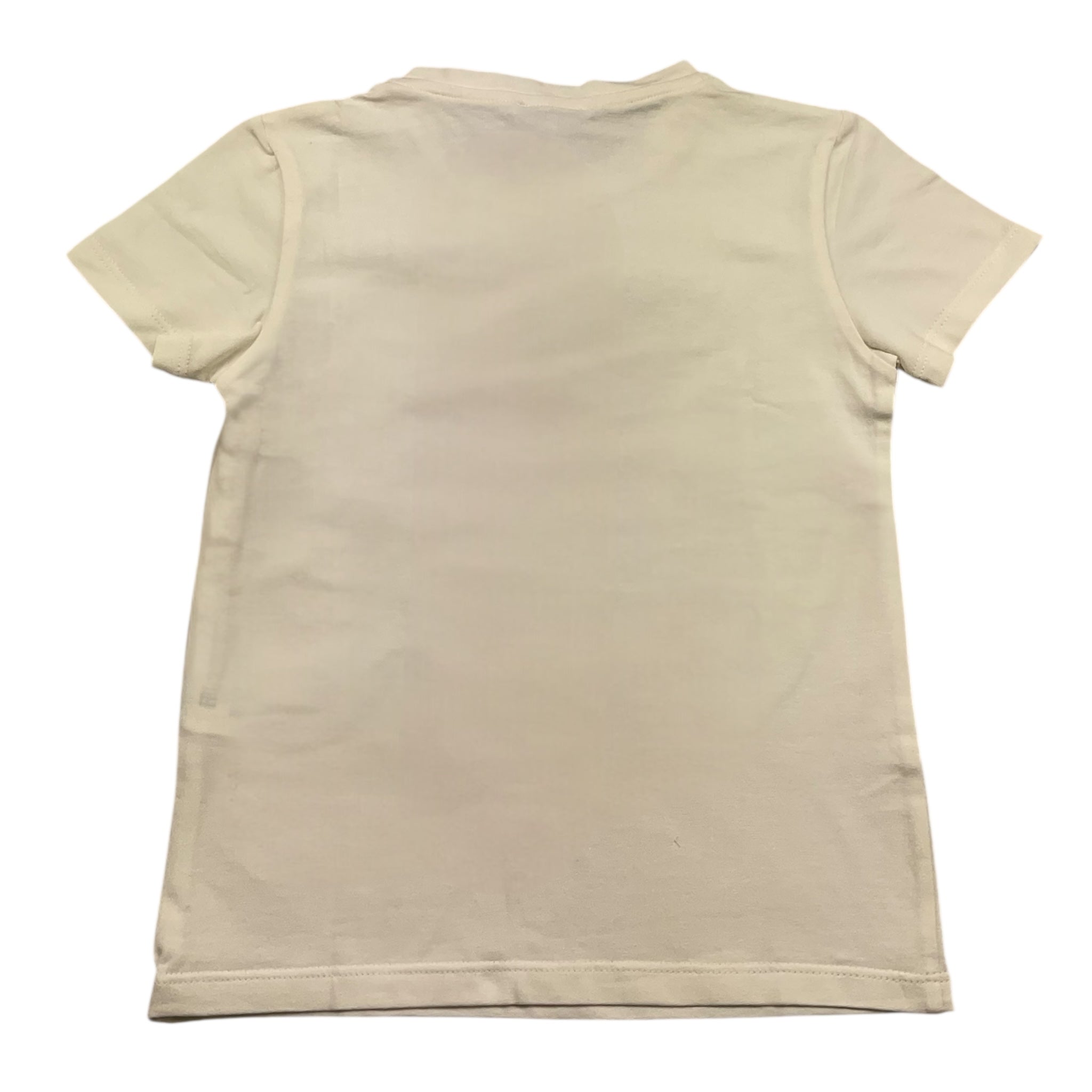 M+E' T-Shirt Girocollo Tinta Unita con Foulard per Bambino UEM0584J PANNA M+E' 