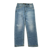Madd Jeans Inta Unita 5 Tasche Azzurro per Bambino MAB2010 AZZURRO MADD 