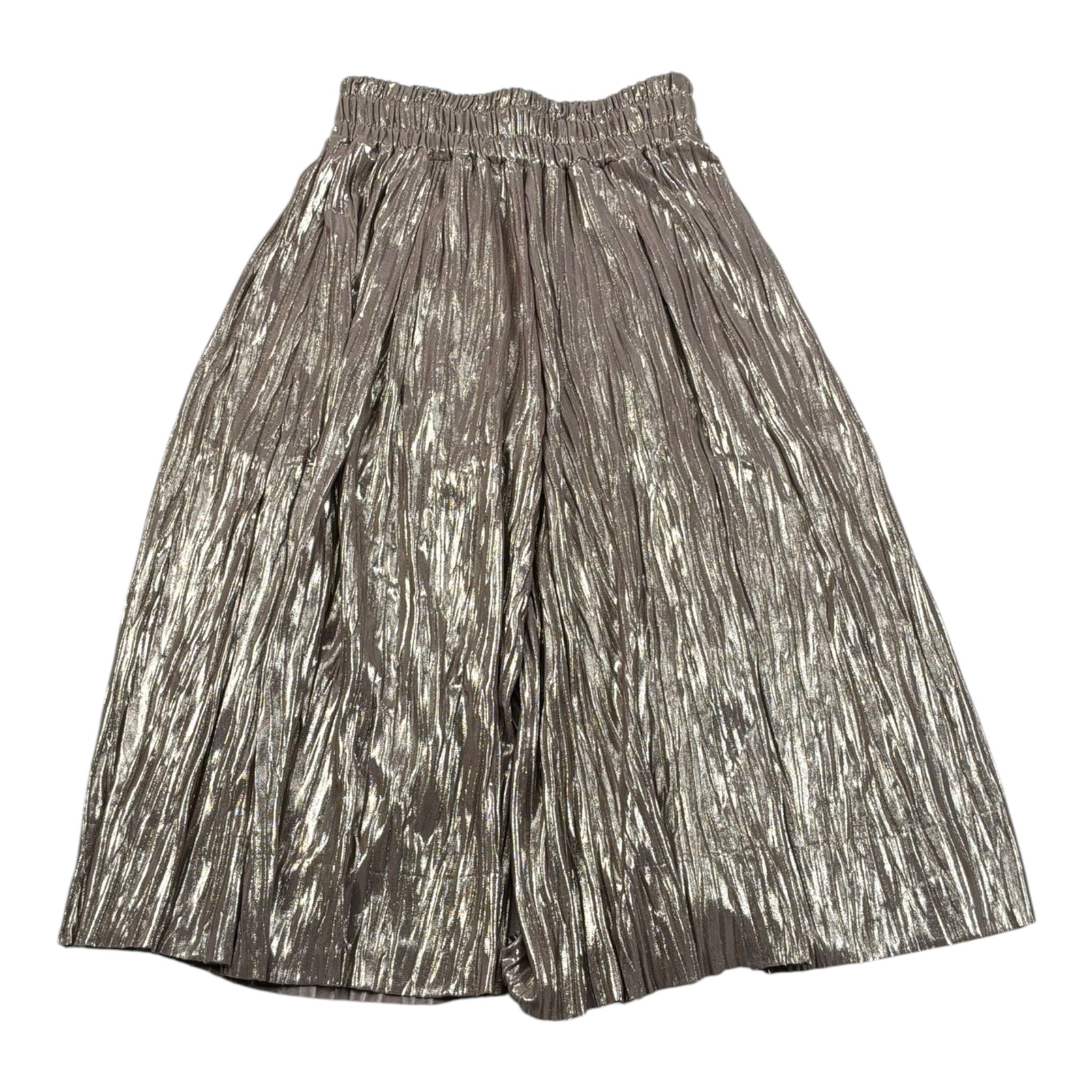 Magil Pantalone Tinta Unita Modello A Palazzo per Neonata FN25175N BRONZO MAGIL 