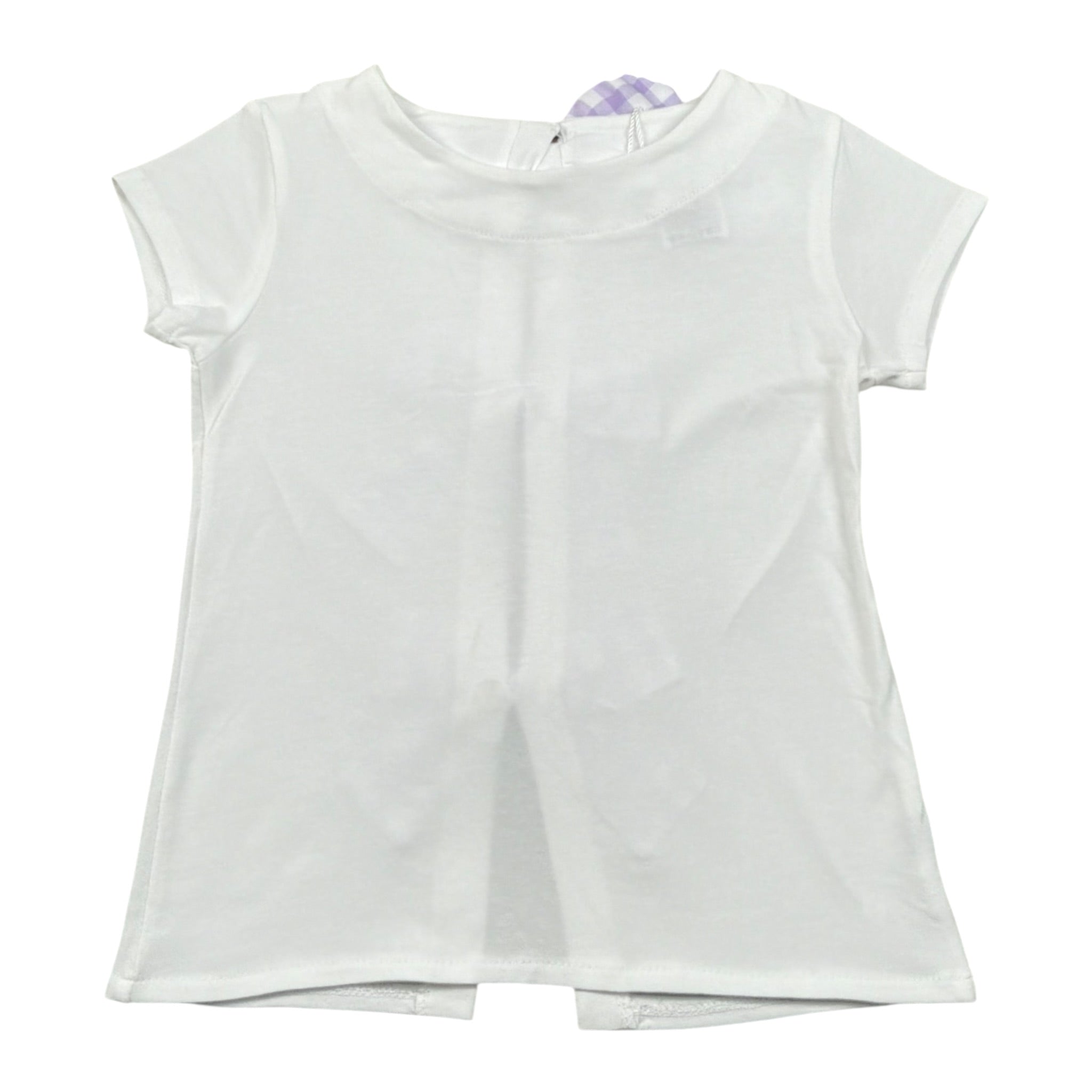 Magil T-Shirt Tinta Unita con Fiocchi per Neonata HN26121N BIANCO MAGIL 