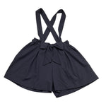 Magil Short Tinta Unita con Bretelle per Bambina ZM28094 BLU MAGIL 