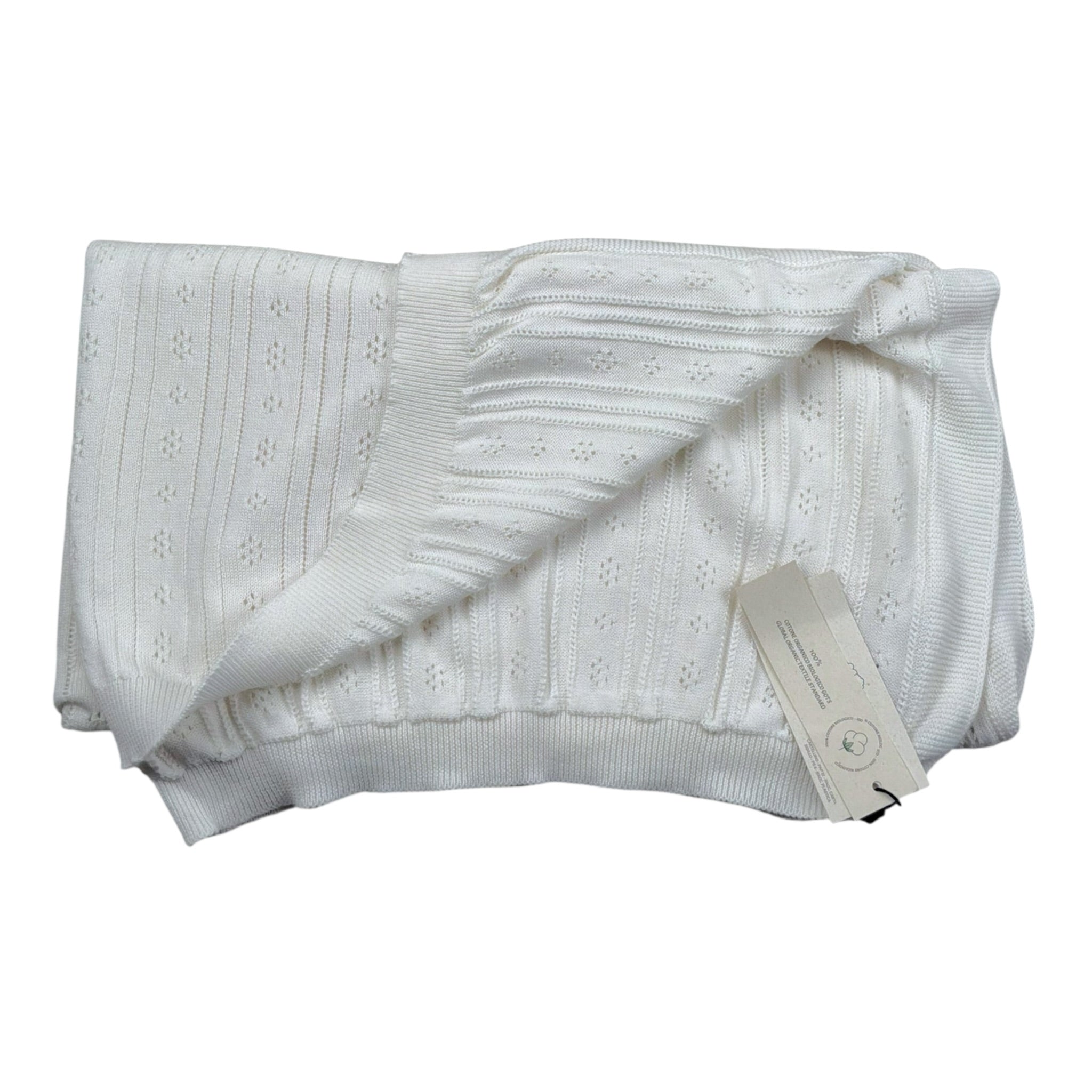 Maglifici di Verona Coperta Tinta Unita  per Neonata 045331 BIANCO MAGLIFICI DI VERONA 