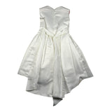 Magnifica Lulu Abito Cerimonia Giromanica Tinta Unita per Bambina SIMONAA BIANCO MAGNIFICA LULU 