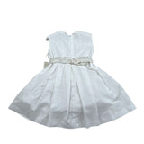 Magnifica Lulu Abito Cerimonia Giromanica Tinta Unita per Neonata TM448N BIANCO MAGNIFICA LULU 