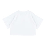 Maison Margiela T-Shirt Girocollo Tinta Unita con Stampa per Bambina M60806M BIANCO MAISON MARGIELA 