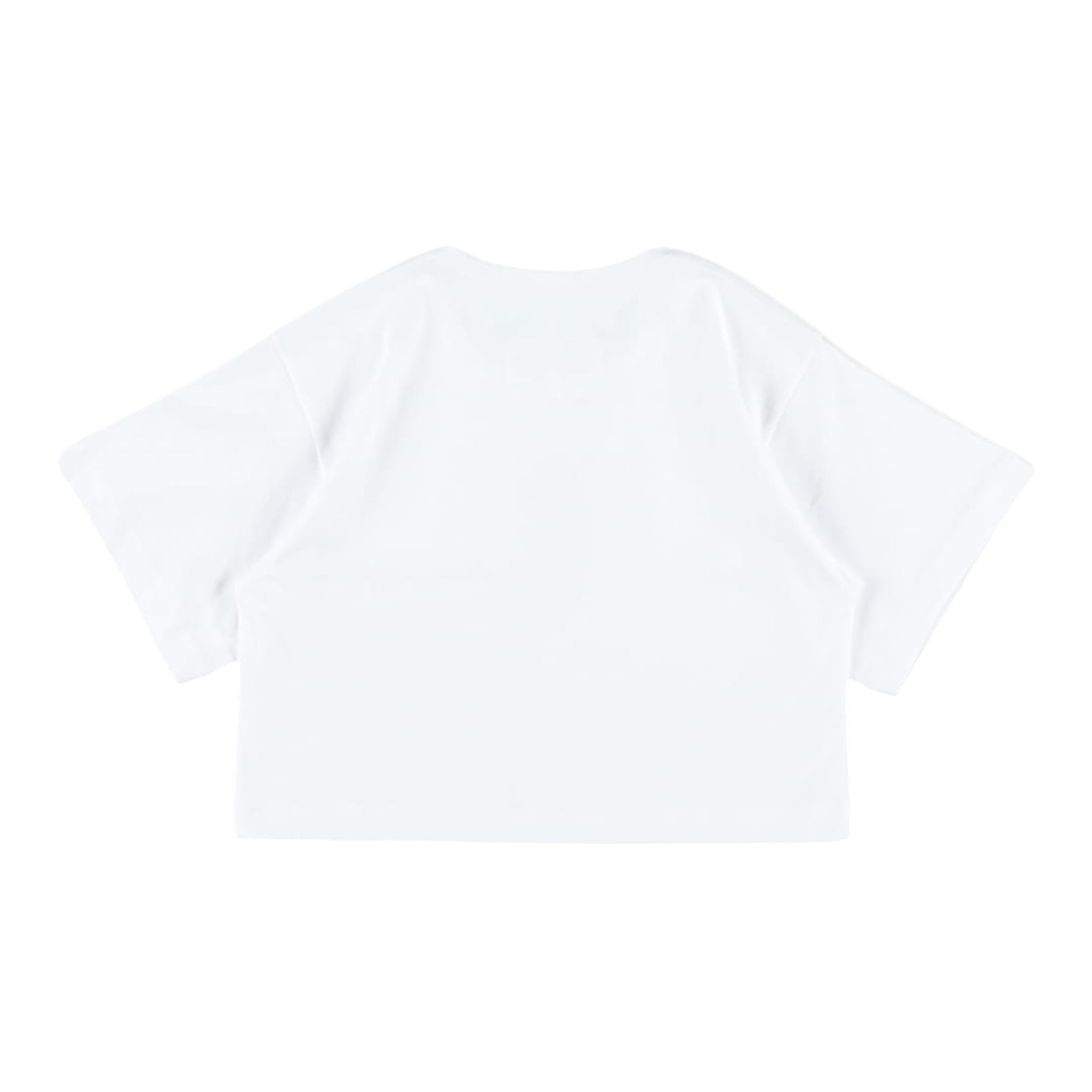 Maison Margiela T-Shirt Girocollo Tinta Unita con Stampa per Bambina M60806M BIANCO MAISON MARGIELA 