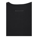 Maison Margiela T-Shirt Girocollo Tinta Unita con Stampa per Bambina M60806M NERO MAISON MARGIELA 