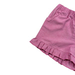Malvi & Co Short tinta unita con Elastico In Vita Rosa per Neonata S25I117PNLC ROSA MALVI & CO 
