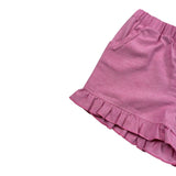 Malvi & Co Short tinta unita con Elastico In Vita Rosa per Neonata S25I117PNLC ROSA MALVI & CO 