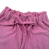 Malvi & Co Short tinta unita con Elastico In Vita Rosa per Bambina S25M032SHLC ROSA MALVI & CO 