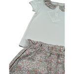 Malvi & Co Completo 2 Pezzi T-Shirt-Culotte Bianco per Neonata SCCI167CAJJ BIANCO MALVI & CO 