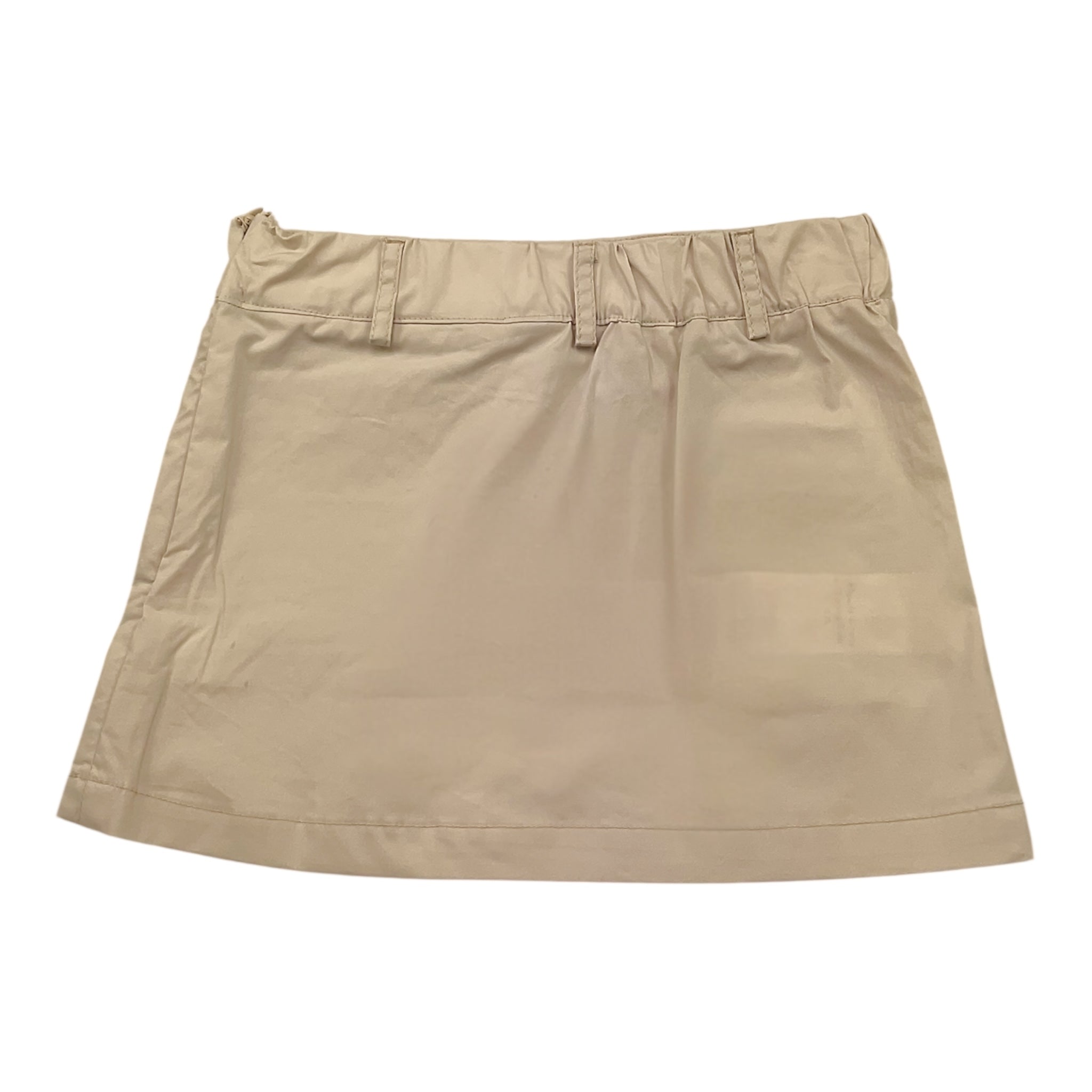 Manila Grace Gonna Tinta Unita con Tasconi per Bambina 312GMBS25 BEIGE MANILA GRACE 