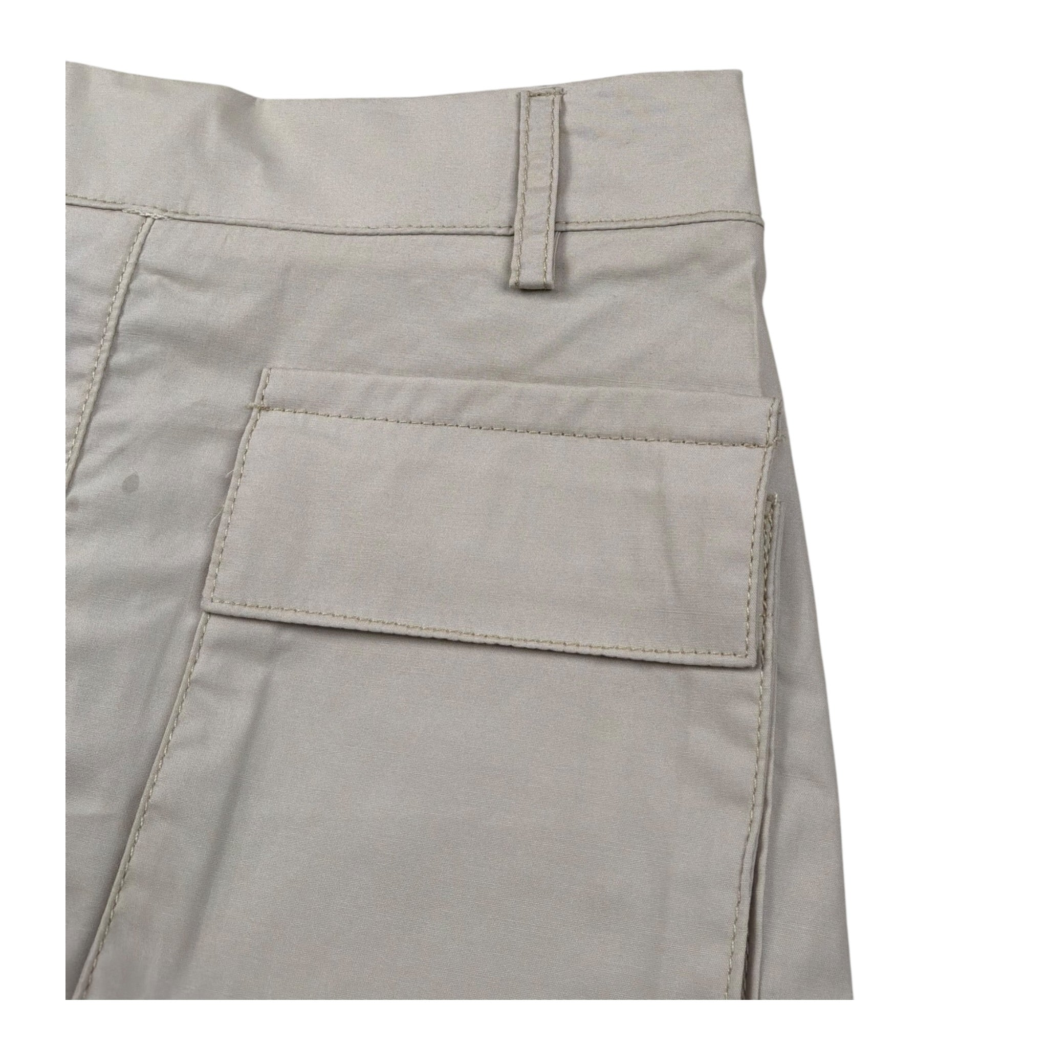 Manila Grace Gonna Tinta Unita con Tasconi per Bambina 312GMBS25X BEIGE MANILA GRACE 