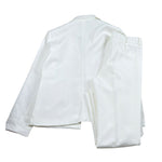 Manila Grace Completo 2 Pezzi Pantalone-Giacca per Bambina MG2021 BIANCO MANILA GRACE 