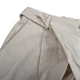Manila Grace Short Tinta Unira con Cinturino per Bambina MG2615 BEIGE MANILA GRACE 