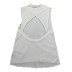 Manila Grace Canotta Tinta Unita con Scollo Posteriore per Bambina MG2677 BIANCO MANILA GRACE 