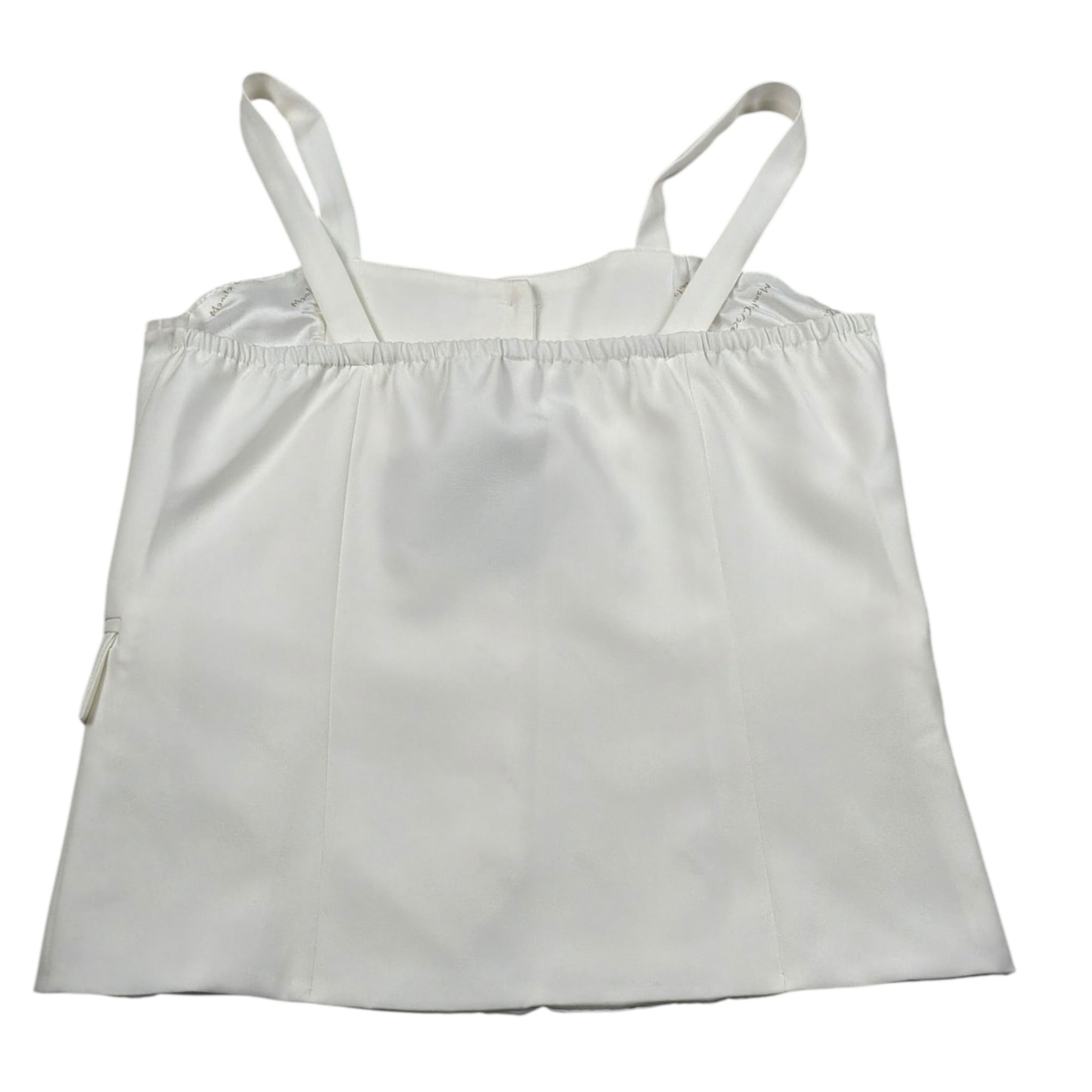 Manila Grace Top Tinta Unita Bretelline per Bambina MG2753 PANNA MANILA GRACE 