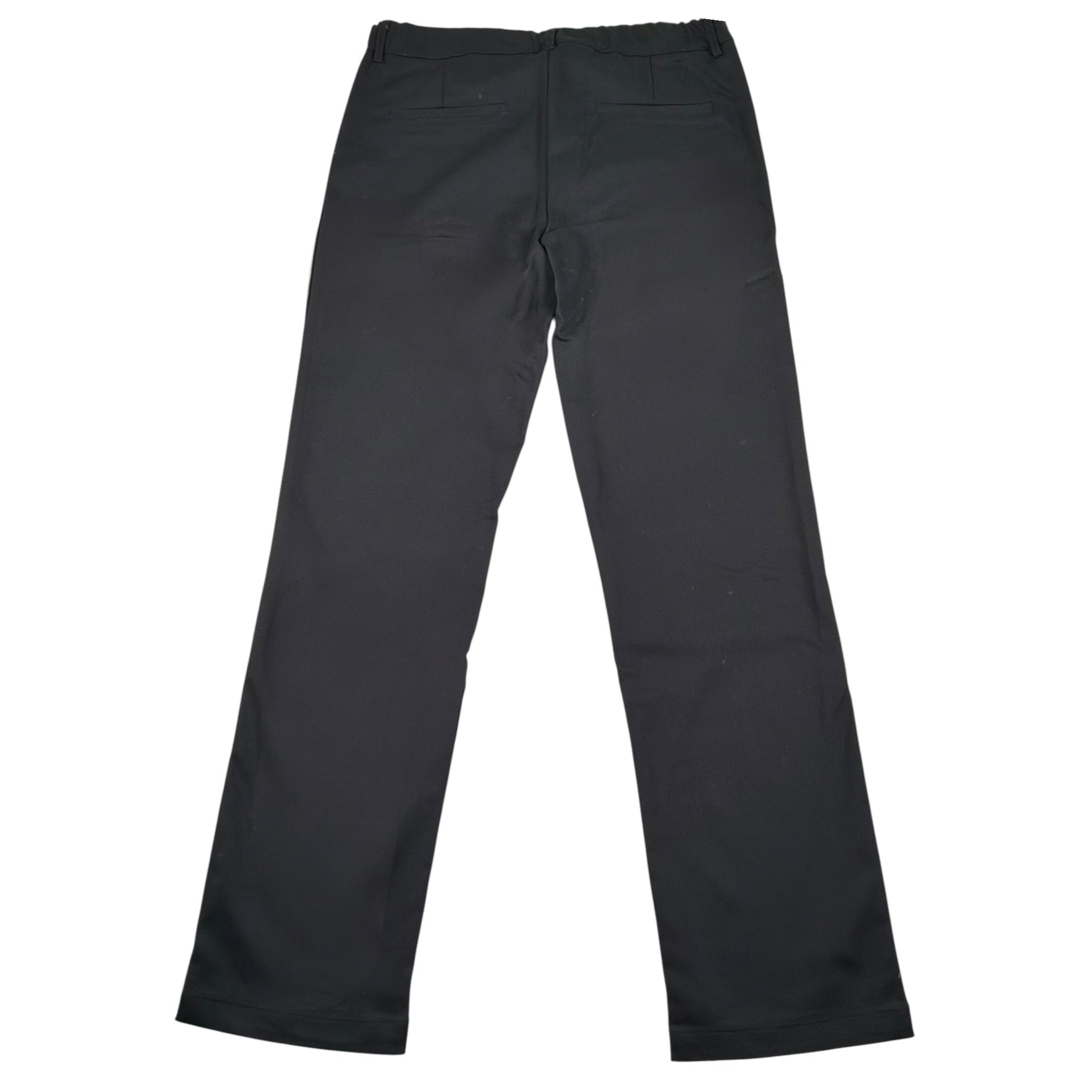 Manila Grace Pantalone Tinta Unita con Elastico In Vita per Bambina MG2762 NERO MANILA GRACE 