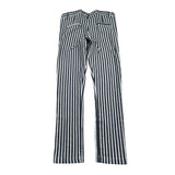 Manuel & Frank Pantalone Tinta Unita con Stampa A Righe per Bambino MF1192R BLU MANUEL & FRANK 