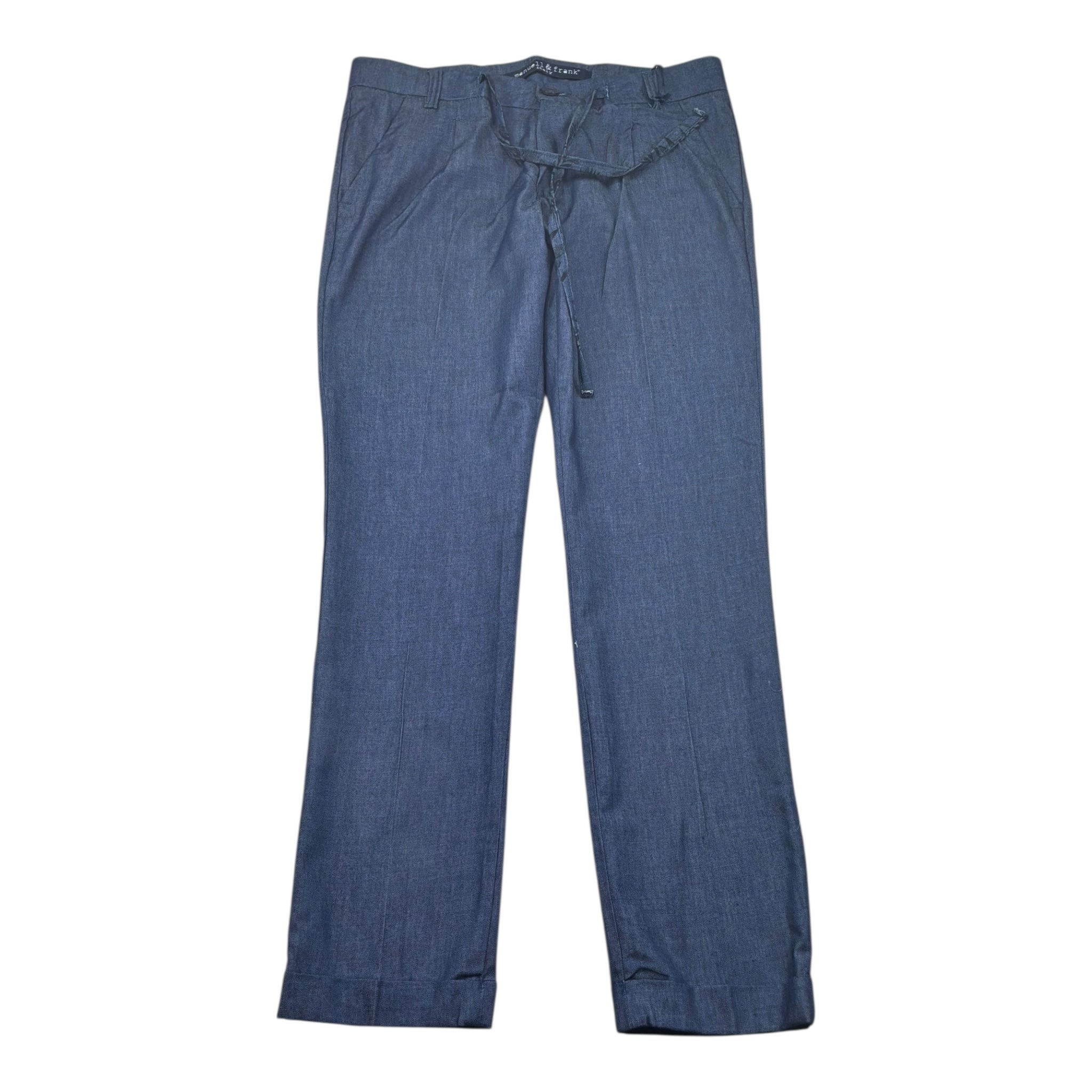 Manuel & Frank Pantalone Tinta Unita con Elastico In Vita per Bambino MF1289R BLU MANUEL & FRANK 