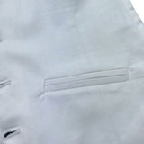 Manuel & Frank Gilet Tinta Unita con Fantasia per Bambino MF5140R BIANCO MANUEL & FRANK 