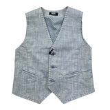 Manuel & Frank Gilet Tinta Unita per Bambino MF5157B AZZURRO MANUEL & FRANK 