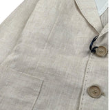 Manuel & Frank Giacca Tinta Unita con Bottoni per Bambino MF6207R BEIGE MANUEL & FRANK 