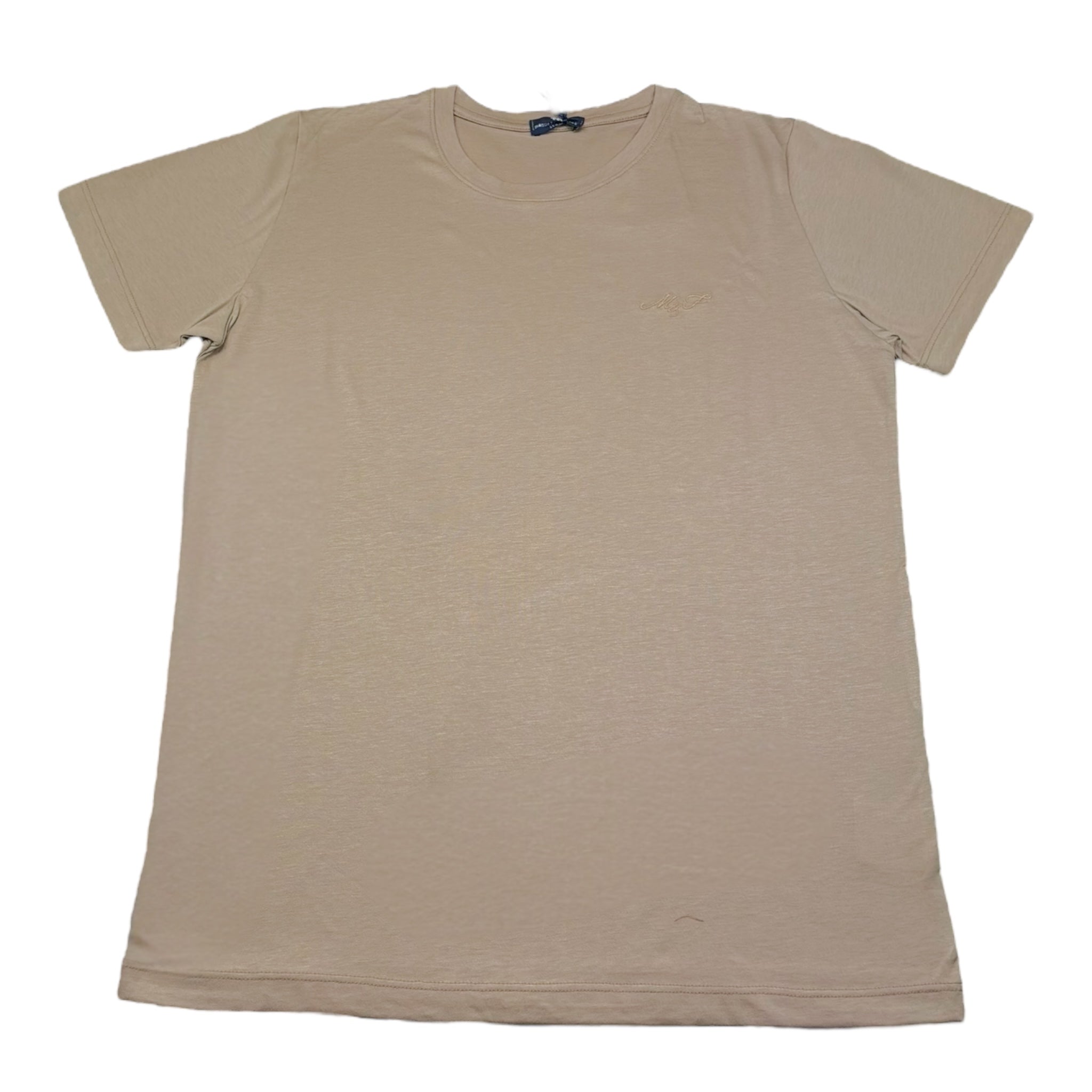 Manuel & Frank T-Shirt Girocollo Tinta Unita per Bambino MF7372R BEIGE MANUEL & FRANK 