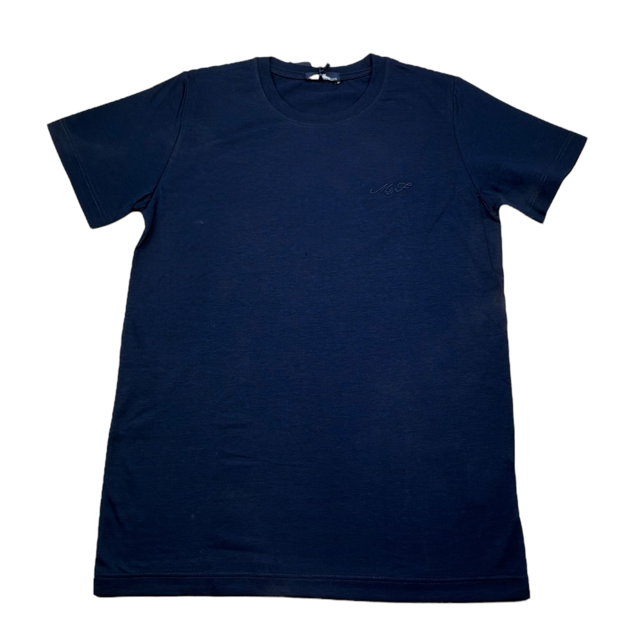 Manuel & Frank T-Shirt Girocollo Tinta Unita per Bambino MF7372R BLU MANUEL & FRANK 