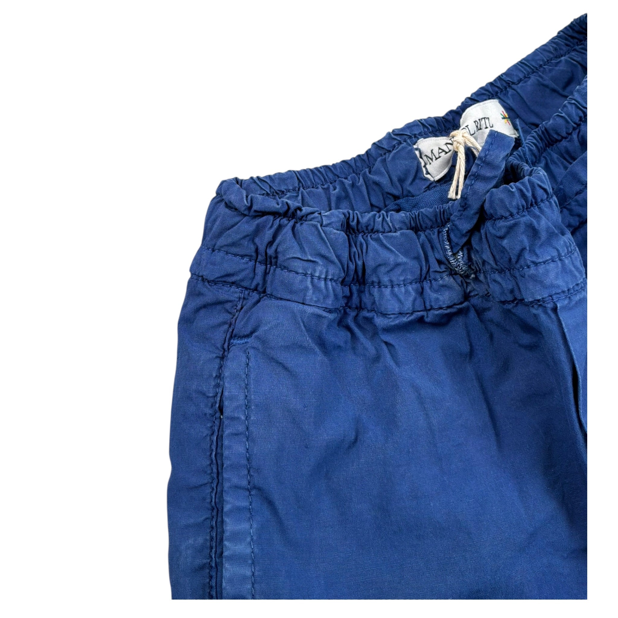 Manuel Ritz Bermuda tinta unita con Elastico In Vita Blu per Neonato MR2557 BLU MANUEL RITZ 