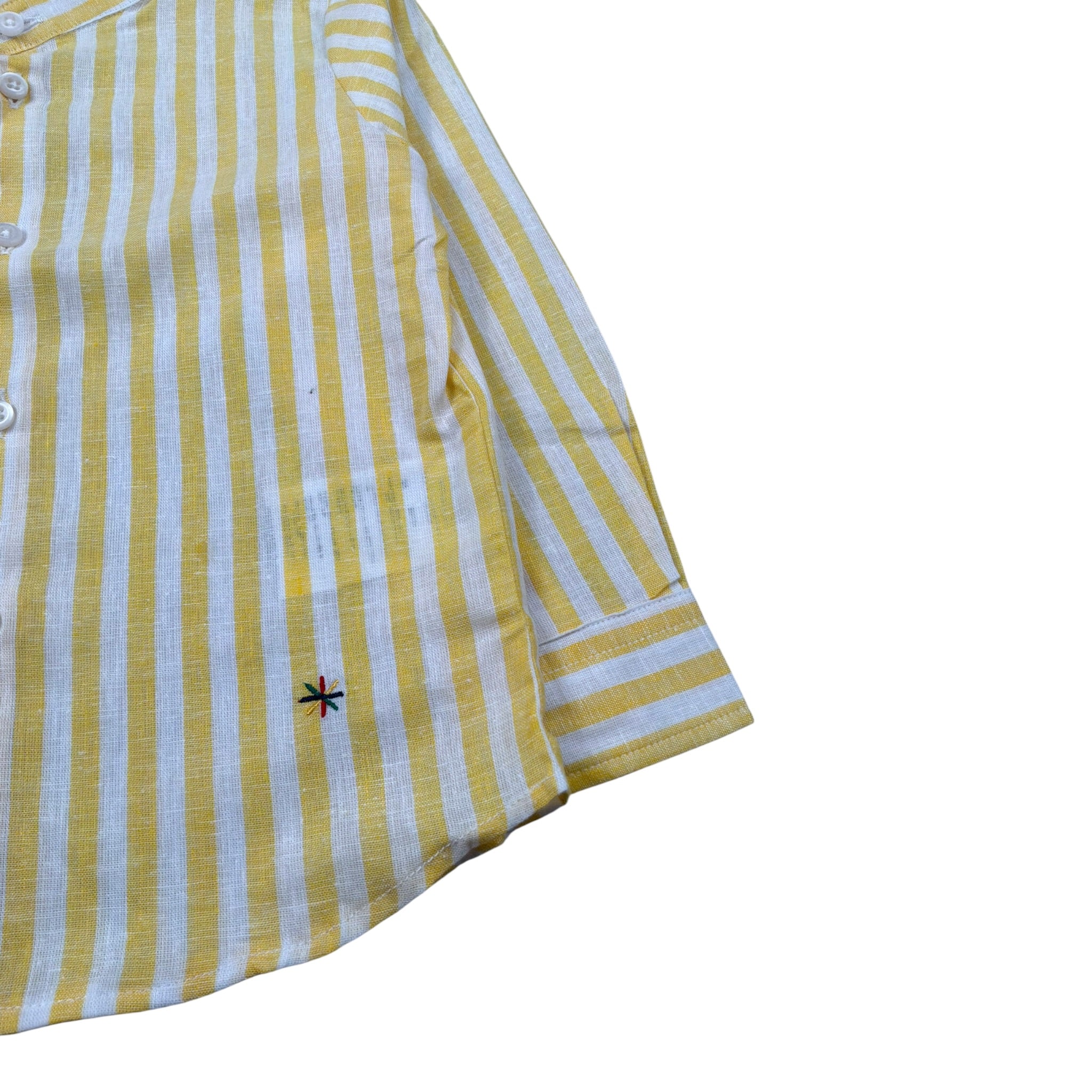 Manuel Ritz Camicia Manica Lunga Fantasia A Righe Giallo per Neonato MR2586N GIALLO MANUEL RITZ 