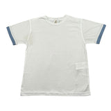 Manuel Ritz T-Shirt Girocollo Tinta Unita con Logo per Bambino MR2895X BIANCO MANUEL RITZ 