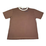 Manuel Ritz T-Shirt Girocollo Tinta Unita per Bambino MR3050 MARRONE MANUEL RITZ 