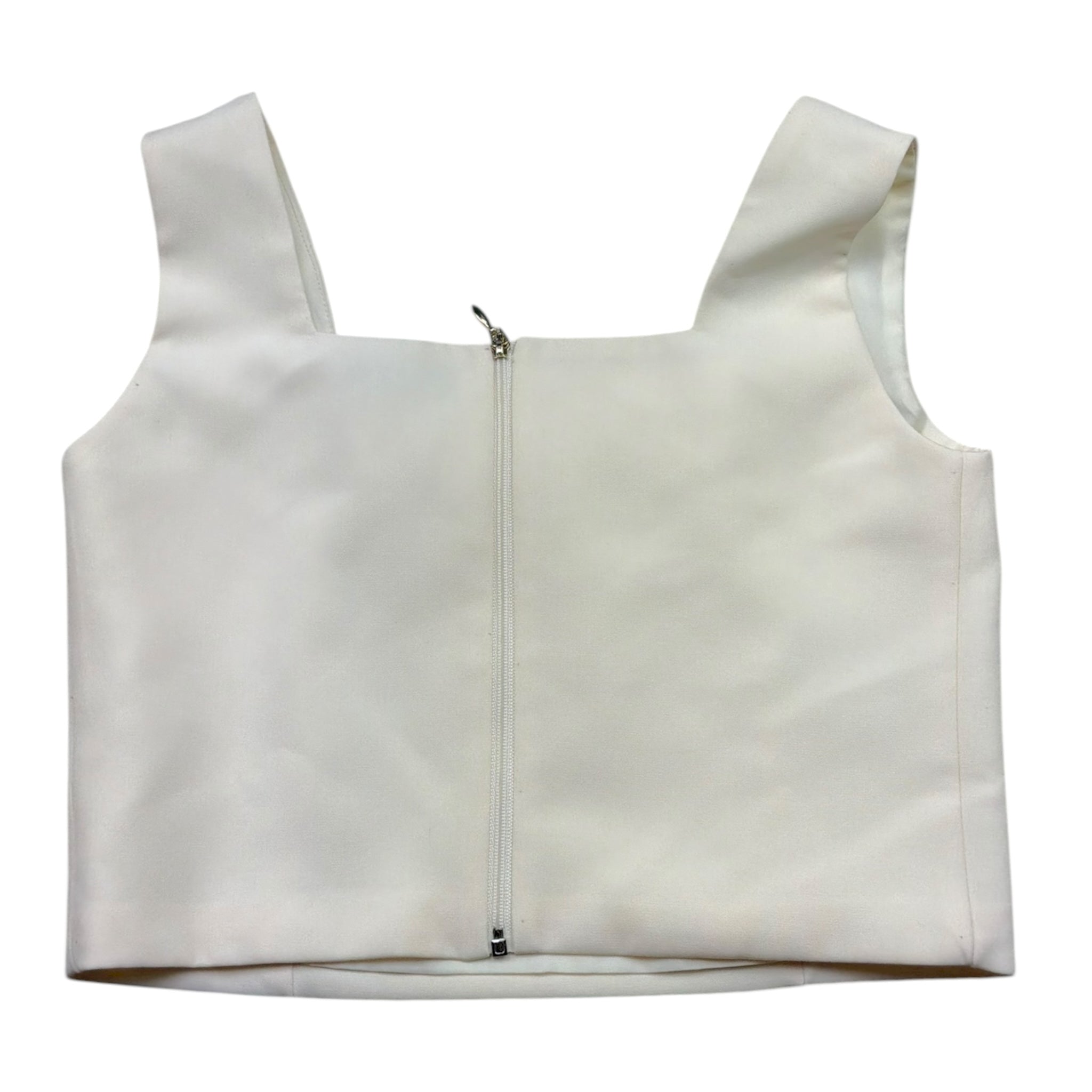 Marc Ellis Top Tinta Unita con Zip per Bambina FCJTP01134X PANNA MARC ELLIS 