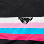 Marc Ellis Completo 2 Pezzi Top-Short Tinta Unita con Stampa per Bambina JMJCM01200 NERO MARC ELLIS 