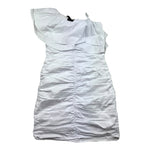 Marc Ellis Abito Monospalla Tinta Unita con Logo per Bambina JMJDR01239X BIANCO MARC ELLIS 