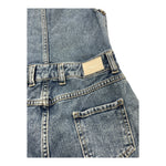 Marc Ellis Tuta Intera In Denim Giromanica Tinta Unita per Bambina JMJJP01233 BLU MARC ELLIS 