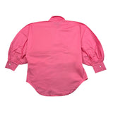 Marc Ellis Camicia Manica Lunga tinta unita con Logo Rosa per Bambina JMJSH15131 ROSA MARC ELLIS 