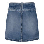 Marc Ellis Gonna In Denim Tinta Unita per Bambina JMJSK01259 BLU MARC ELLIS 