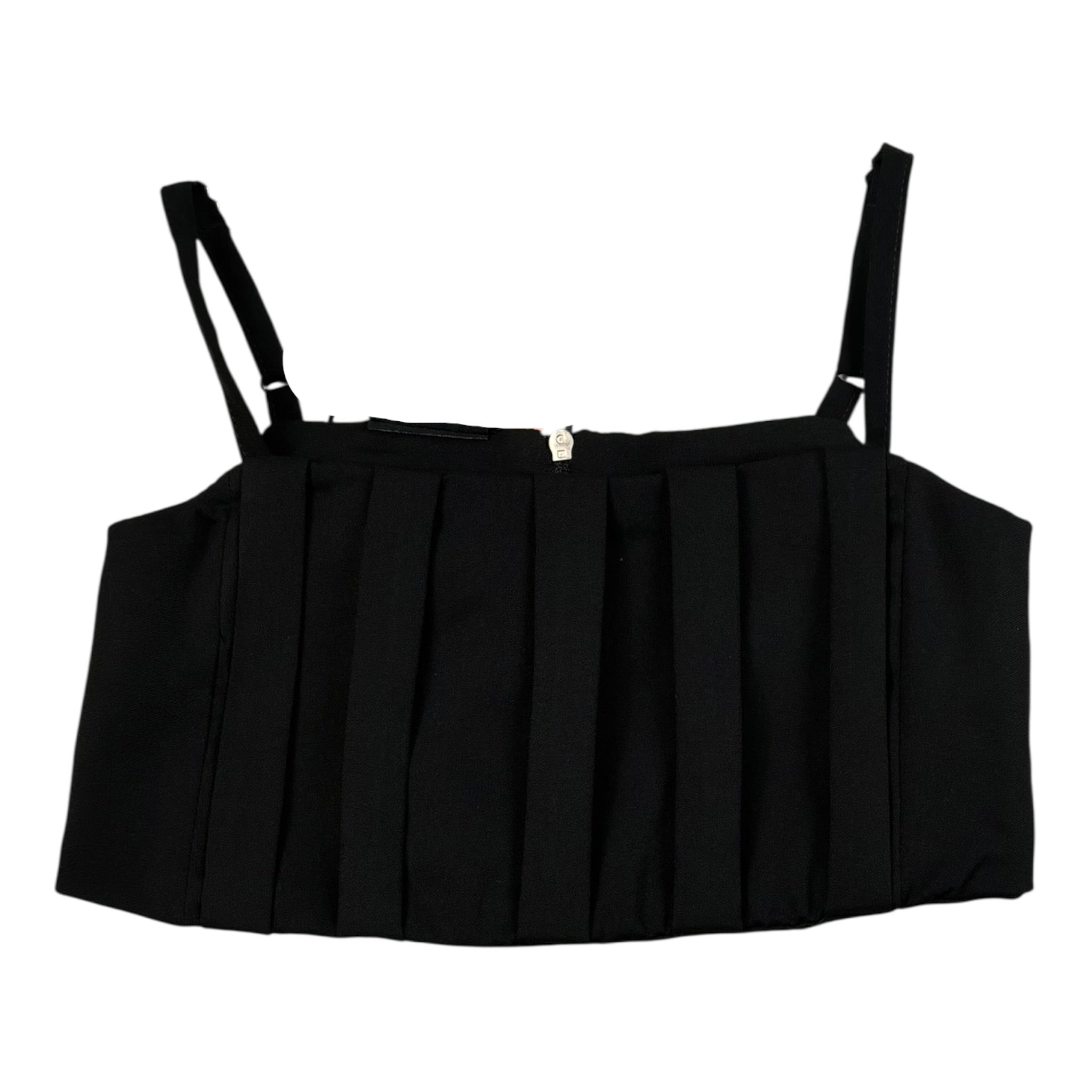 Marc Ellis Top Tinta Unita Bretelline per Bambina JMJTP01255XX NERO MARC ELLIS 