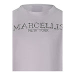 Marc Ellis T-Shirt Tinta Unita con Stampa per Bambina JMJTS01208 BIANCO MARC ELLIS 
