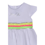 Marc Ellis Abito tinta unita con Paillettes Bianco per Neonata JMNDR01543 BIANCO MARC ELLIS 