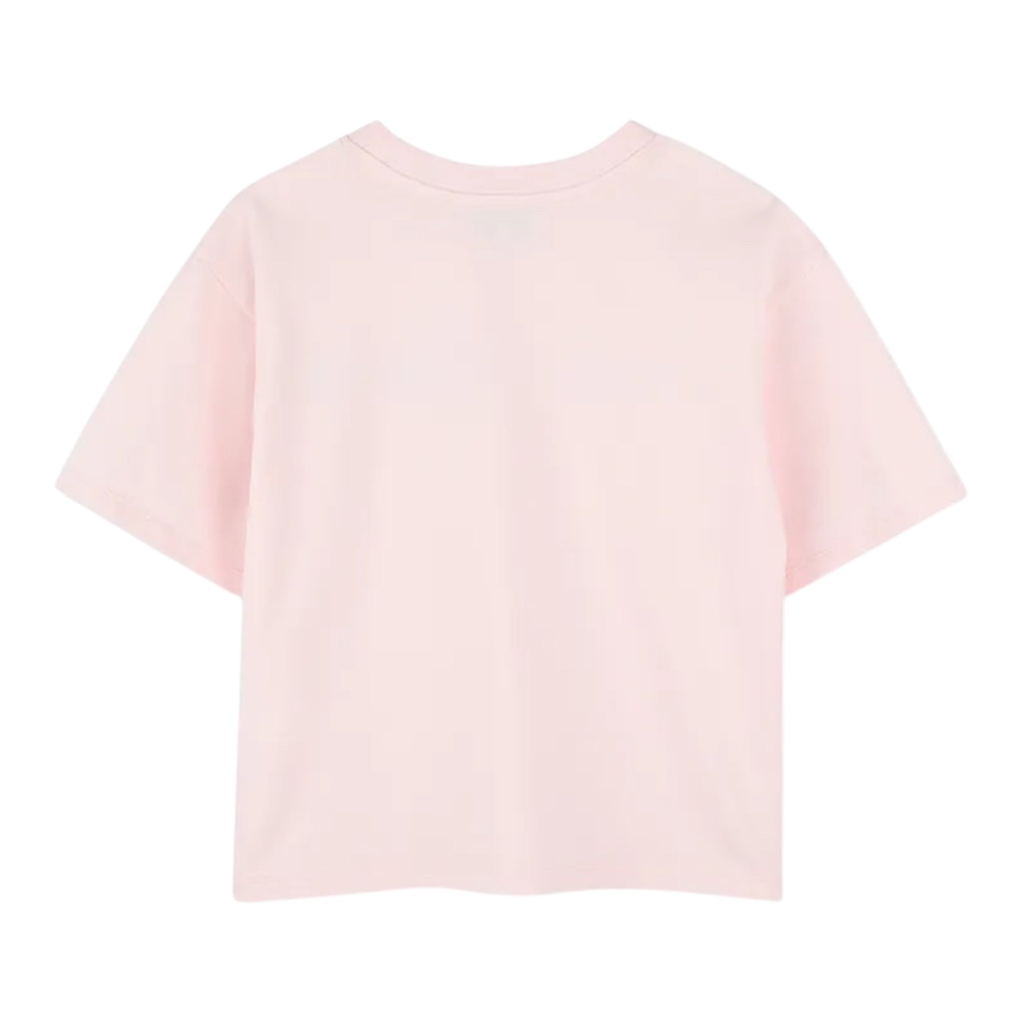Marc Jacobs T-Shirt Girocollo Tinta Unita con Stampa per Bambina W60463J ROSA MARC JACOBS 
