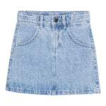 Marc Jacobs Gonna In Denim Tinta Unita con Brillantini per Bambina W60539 AZZURRO MARC JACOBS 
